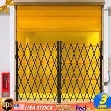 Aluminum Alloy Dual Folding Security Gate Expandable Barricade Barrier Door Gate