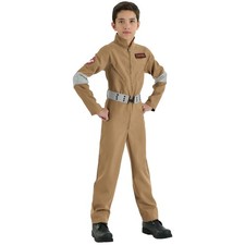 Ghostbusters Costume Kids Small 4-6 Jumpsuit Belt Name Patches NWT