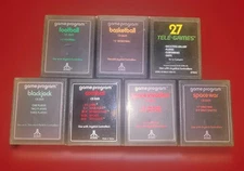 Lot of Atari 2600 Video Game Cartridges | 7x Atari Games: Space Invaders & More!