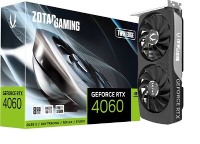 ZOTAC GAMING GeForce RTX 4060 TwinEdge 8GB GDDR6 Grafikkarte 3xDP/HDMI