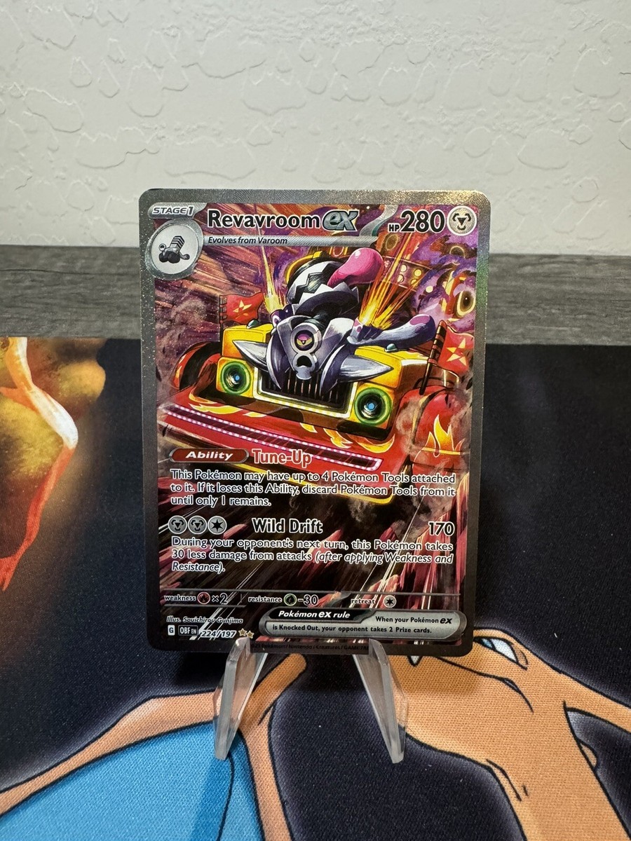 revavroom ex pokemon card Revavroom ex Pokemon Ruler of the Black Flame Japanese #127 CGC 10 Pristine