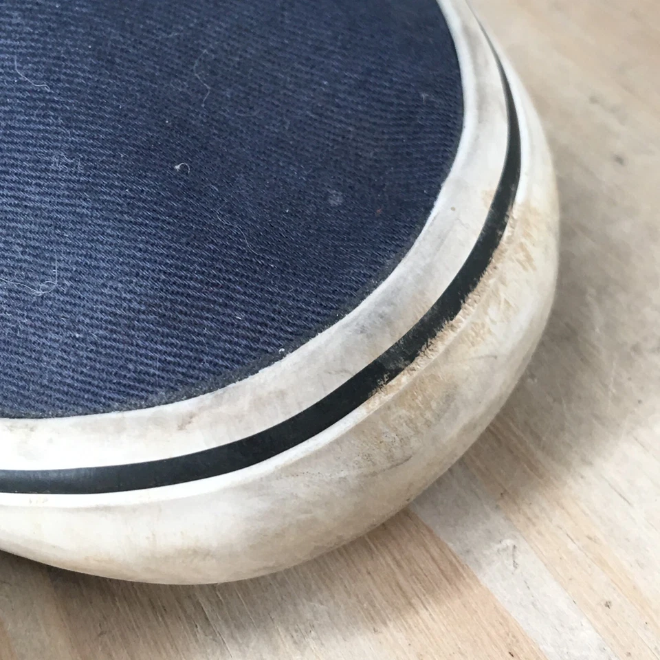 H&M Shoes Womens 11.5 Low Top Sneakers Blue Canvas Round Toe Lace Up Casual - Image 4 of 4