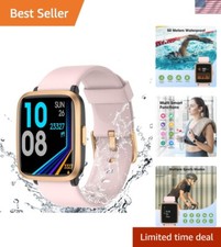 Livikey Smart Fitness Watch: Heart Rate  Sleep Tracker with 5 ATM Waterproofing