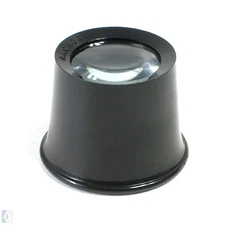 Plastic Eye Loupe (Black) 10x - 29-174