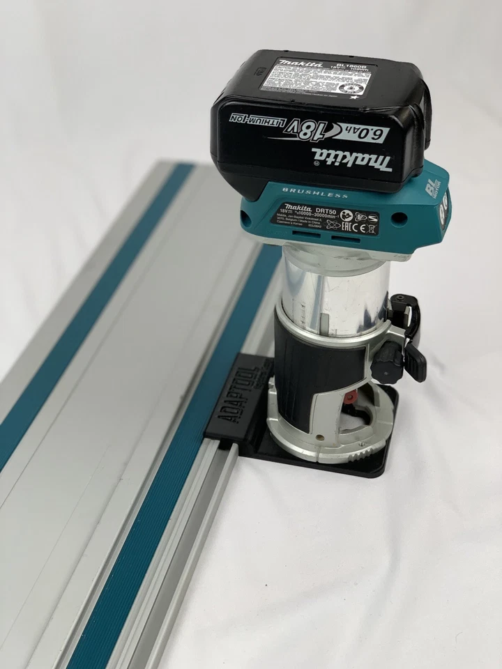 Makita DRT50Z, RT0700CX Router Adapter/Adaptor To Makita Plunge Track Guide Rail - Image 3 of 4