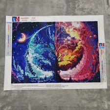 Diamond Painting 3D Wall Art Completed Ying Yang Tree Finished Decor