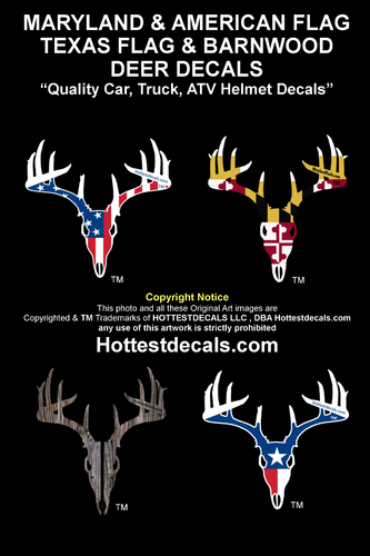 MARYLAND FLAG DECAL STICKER Crab Fish Horse Puppy Dog Paw Cat Deer Flower Turtle - Picture 11 of 148