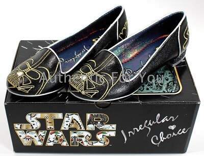 New Disney Parks Star Wars Irregular Choice Darth Vader Women's Flats Shoes 6.5
