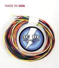 22 AWG TXL HIGH TEMP AUTOMOTIVE  WIRE 8 STRIPED COLORS 5 FT EACH 40 FEET (C)