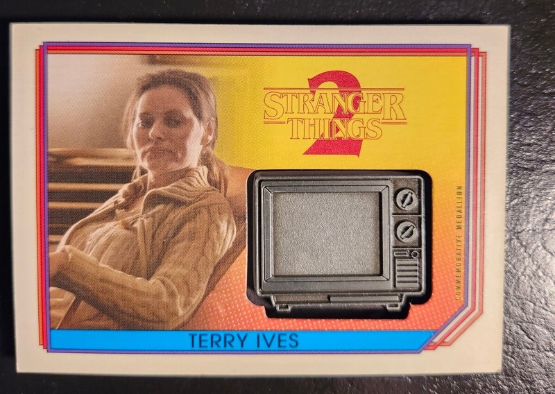 2019 Topps Stranger Things 2 CM- TT TERRY IVES COMMERATIVE  MEDALLOIN CARD MINT 
