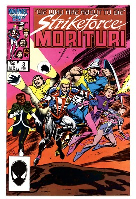 Strikeforce: Morituri #3 NM 9.4 1986 Brent Anderson Cover