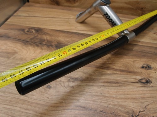 1990's MTB flat aluminium handlebar ZOOM 6000+ quill stem ZOOM steel - Picture 14 of 17