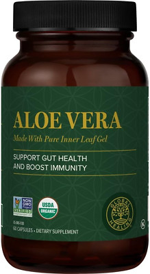 Global Healing Aloe Vera Bio-Active Organic Leaf Supplement - 200X Concentrat...