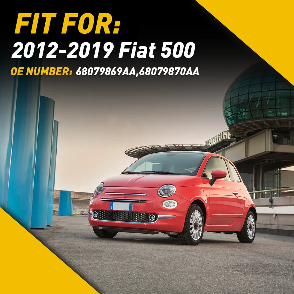 Brazo y cuchilla limpiaparabrisas trasero aptos para FIAT 500 2012-2019 OE 68079869AA 68079870AA EXV Foto 4 de 4