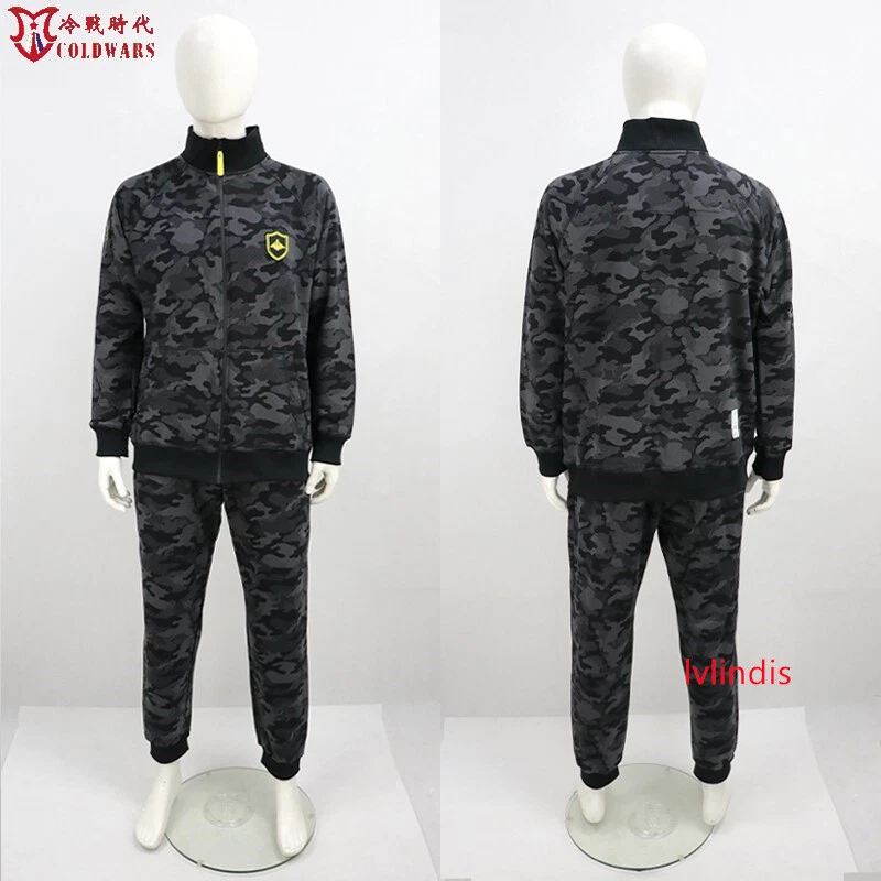 Conjunto de terno masculino de treinamento físico militar russo jaqueta esportiva calças - Imagem 2 de 4