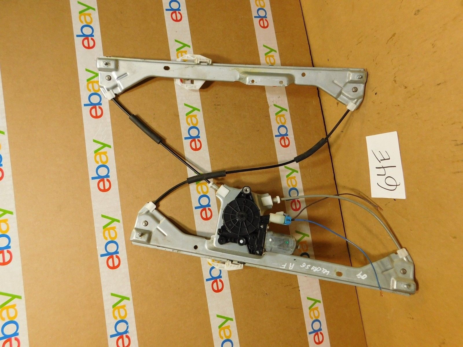05 06 07 08 09 LaCrosse FRONT PASSENGER Side Window Regulator W/ Motor #64-E