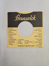 45 RPM 7" RECORD SLEEVES CO. SLEEVE 1 PACK SEE PHOTOS - Brunswick SLV157