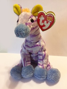 zebra ty beanie baby