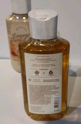 Bath & Body Works Cinnamon Donut Swirl Lotion (8 Oz) & Shower Gel (10 Oz) Set - Picture 4 of 6