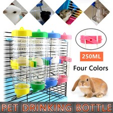 2X Pet Guinea Pig Rabbit Hamster Rat Drink Drinking Water Bottle Waterer 250ML