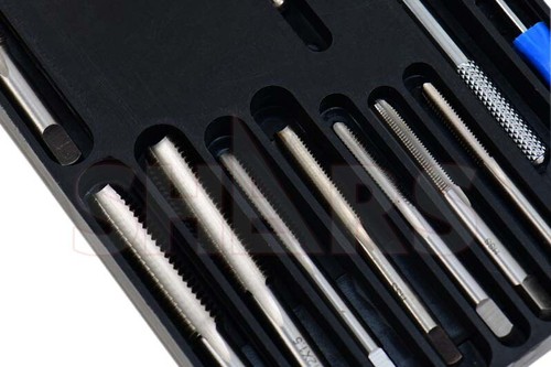 Shars 40-teilig 3 mm - 12 mm Rechtshand HSS Metrisch Gewindebohrer & Schneideisen Set Neu M} - Bild 4 von 7