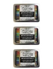 Tim Holtz Watercolor Pencils Sets 1, 2,  3 - I Want It All, TDH-ALL3