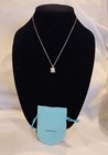 Pendant 18" Necklace 925 Sterling Silver Vintage 1990 Tiffany & Co. Signature X