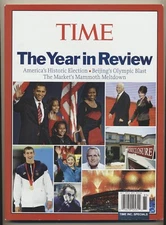 Time Magazine The Year in Review Book 2008 Obama Beijing Olympics Heath Ledger