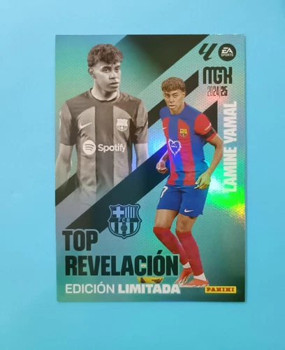Lamine Yamal TOP REVELACIÓN limitada MGK La LIGA 2024 2025 panini FC Barcelona