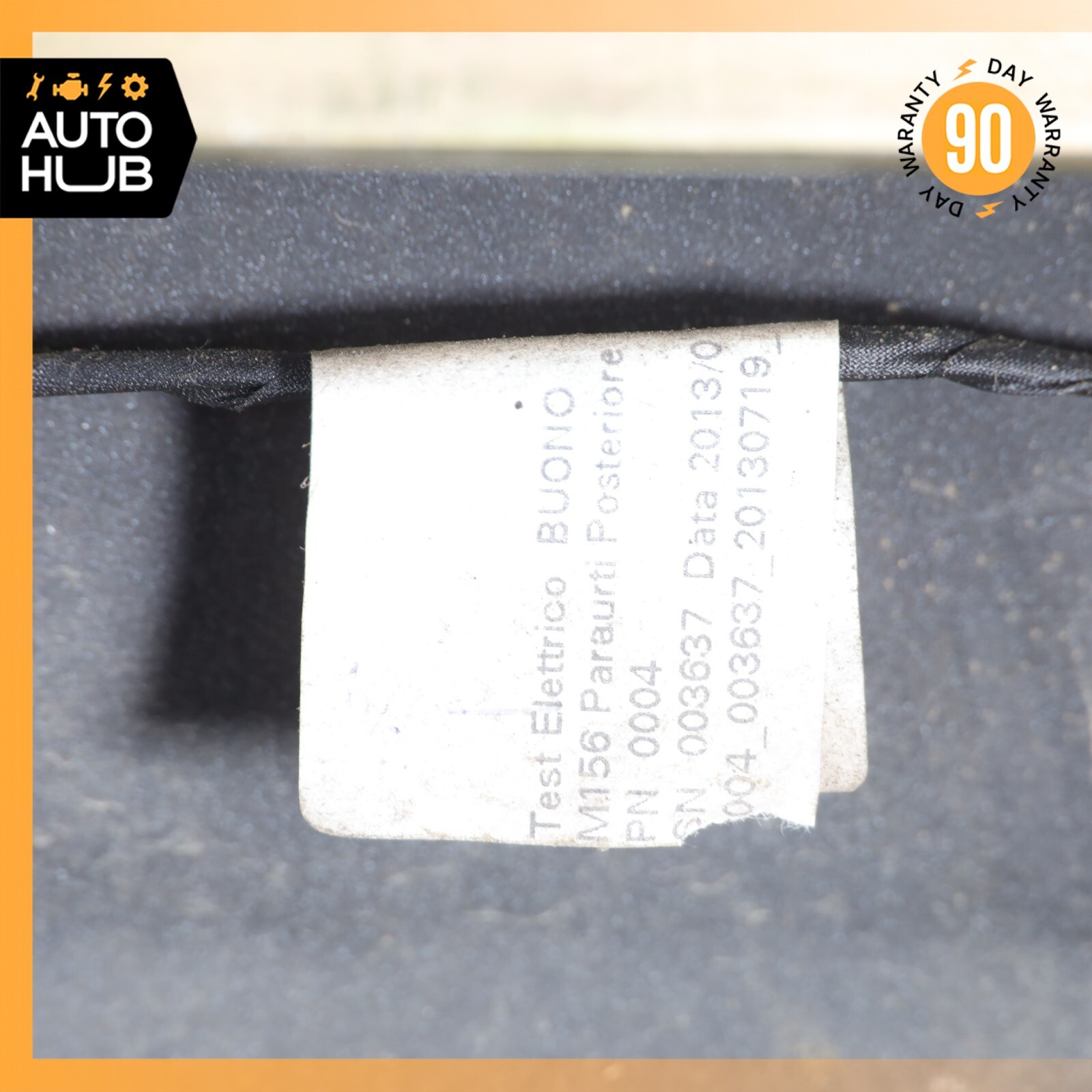 14-17 Maserati Quattroporte M156 GTS Rear Bumper Cover Black OEM