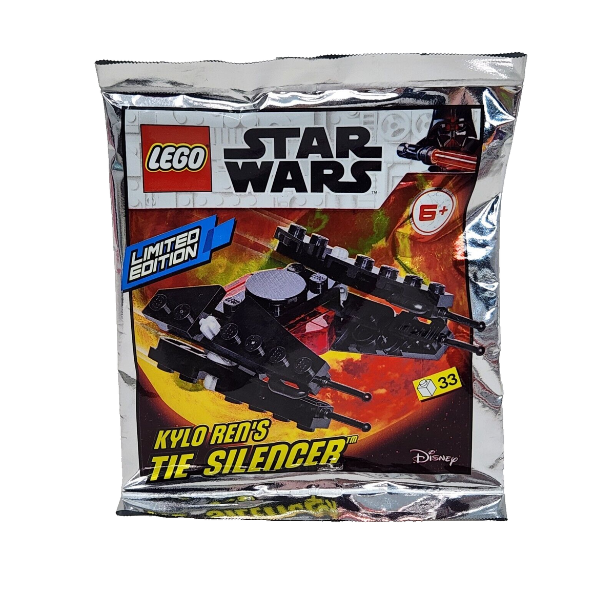 LEGO STAR WARS KYLO REN'S FOIL TIE SILENCER NEW SEALED LIMITED