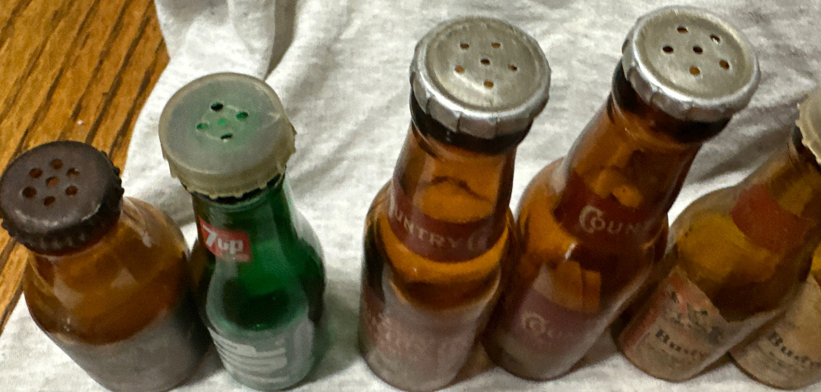 Lot Of (8) Vintage Miniature Beer Bottle Salt And Pepper Shakers eBay