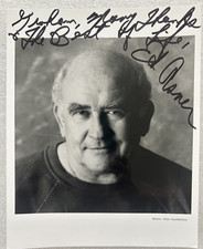 Ed Asner Hand Signed - 10