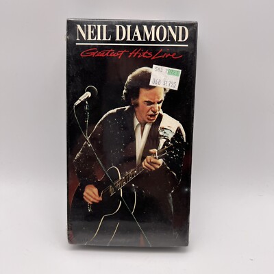New &  Sealed VHS  NEIL DIAMOND GREATEST HITS LIVE (1988)