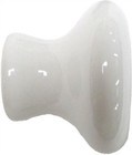 1-3/8" White Porcelain Round Knob handle pull drawer desk cabinet door antique 