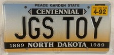 Vanity JGS TOY license plate John James Jacob Jon Jim Jan Joe Jared Jeremy Jay