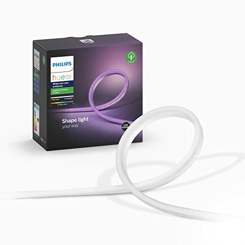 Philips Hue White And Color Lightstrip Striscia Led Smart Per Esterni E Interni,-image