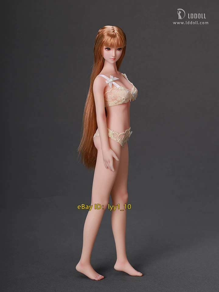 LDDOLL 1/6 27M Cuerpo de Silicona Femenino Sin Costuras Flexible 12" Figura de Acción para Cabeza OB Foto 3 de 4
