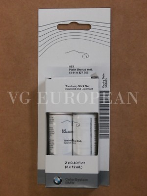 BMW Genuine Factory Touch Up Paint Stick Set A53 Platin Bronze Metallic NEW 