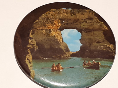 Durdle Door - Lulworth - Dorset  - Large  Photo Button Badge 1980's
