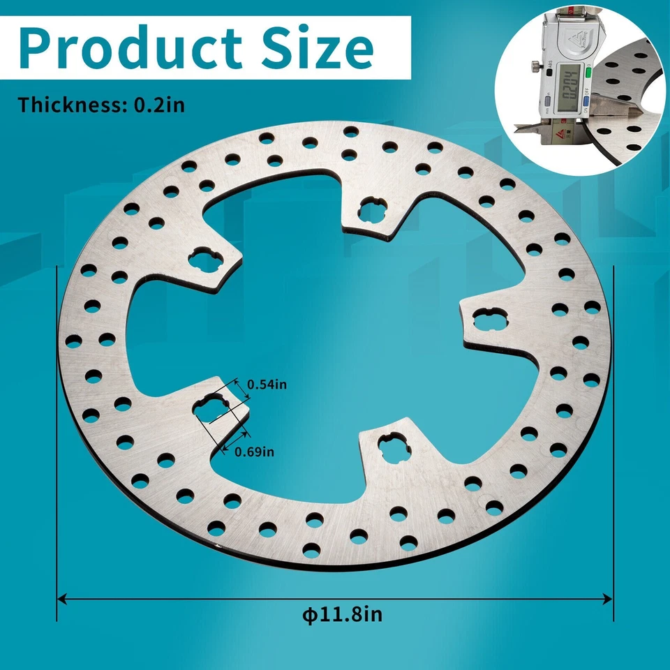 11.8" Front Brake Rotor For Harley Road Glide FLTRX Street Glide Special FLHXS - Image 2 of 4