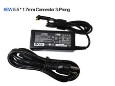 Power 65W AC Adapter Charger US For Acer Liteon PA-1650-02 PA-1700-02 PA-1650-68