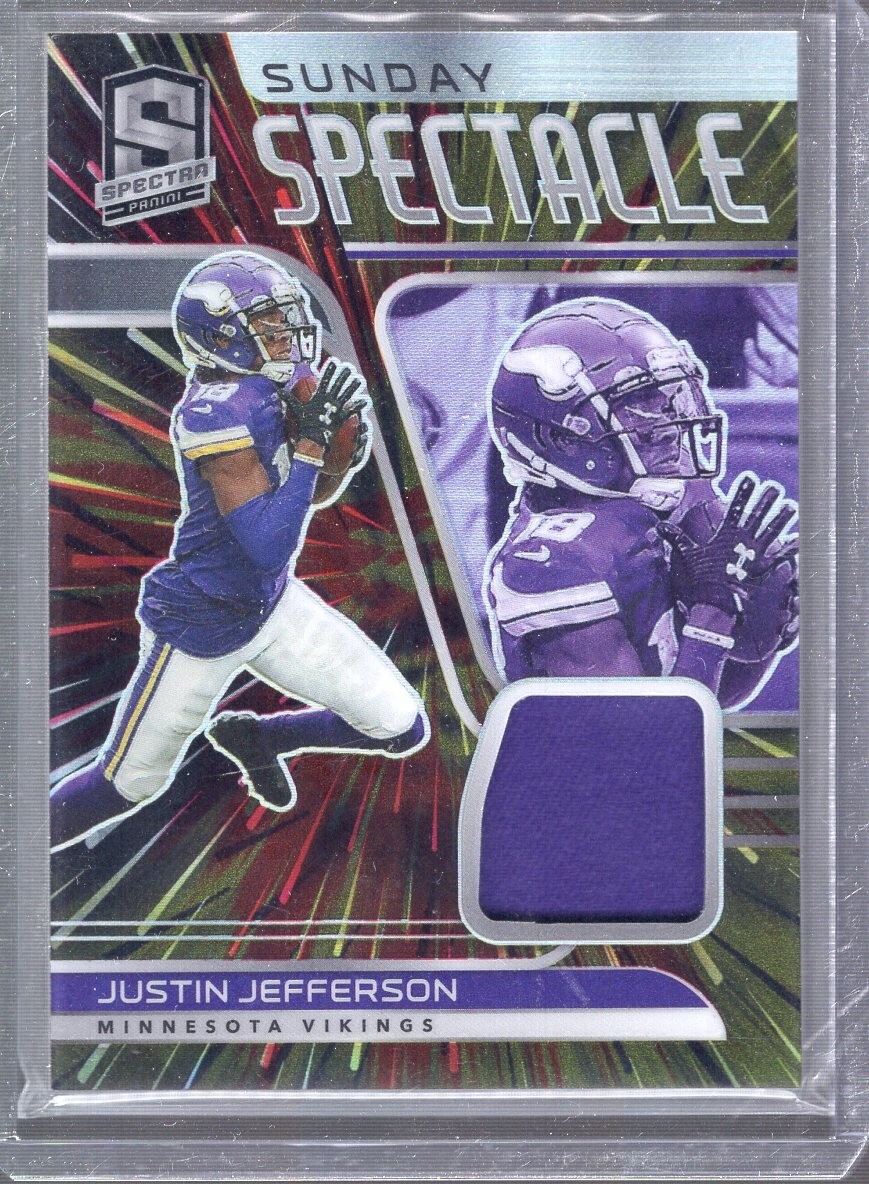 2021 Panini Spectra - Sunday Spectacle Justin Jefferson #SS-JUJ