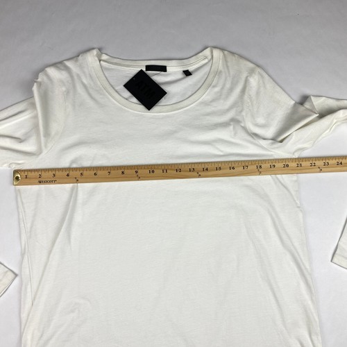 NWT ATM Anthony Thomas Melillo Women's Shirt Size XL White Cotton Long Sleeve - 第 12/15 張圖片