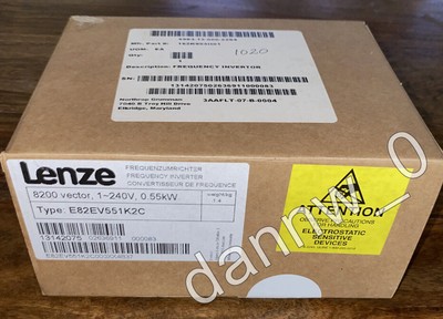 New in box LENZE E82EV551K2C INVERTER E82EV551_2C #WD8