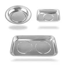 3piece Magnetic Tray Holder Magnetic Parts Tray Set Thickened Traystainless Stee
