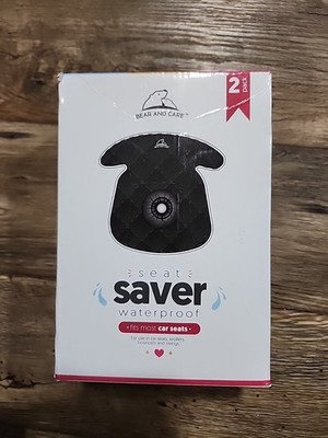 Bear and Care Waterproof Car Seat Saver Protect Against Spills Accidents 2 Pack
