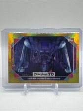 Topps Disneyland 70th Anniversary Gold Foil /50 Look Not Into Eyes Of The Idol