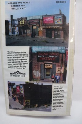 Downtown Deco DD1002 Addams Ave Part 2 HO Scale Kit Sealed Limited Run