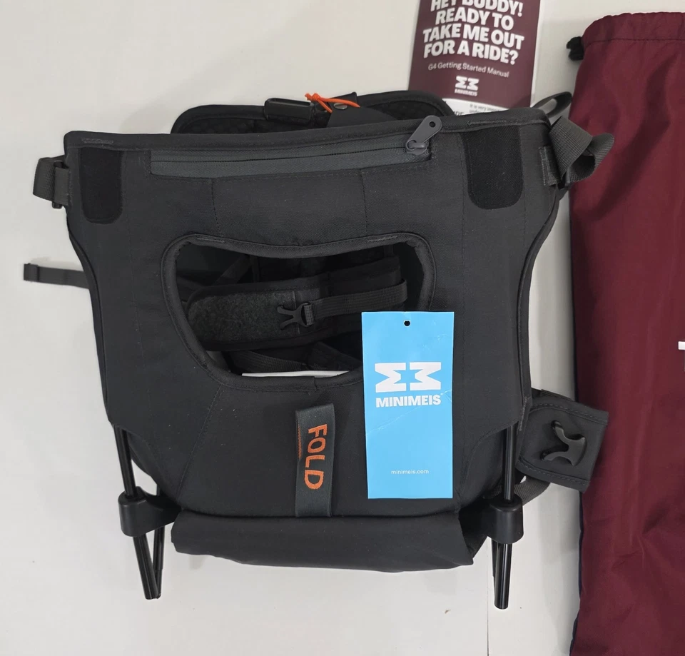 Minimeis G4 El Portahombros Gris Ligero para Niños Pequeños Hasta 39lbs Foto 3 de 4